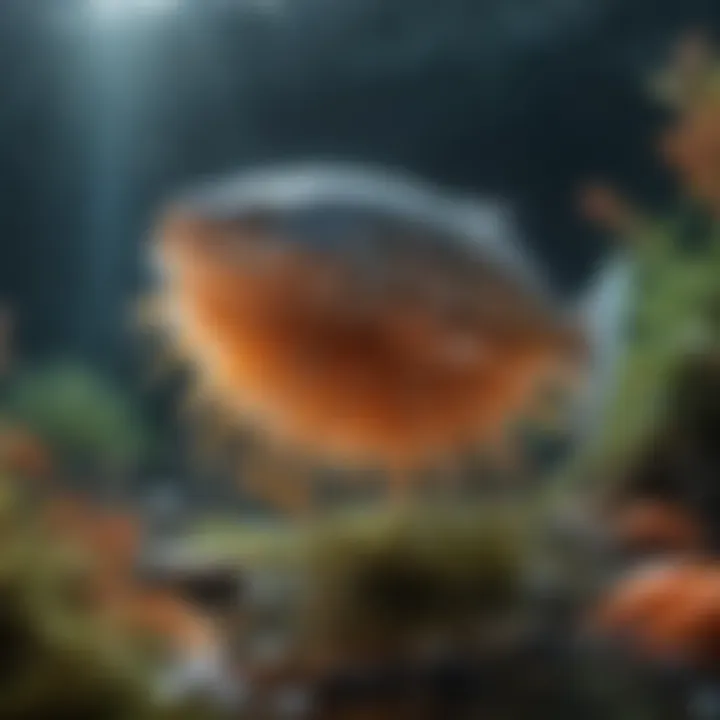 Illustration of marine food web dynamics