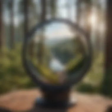 Breathtaking Vistas from Hidden Lookouts Stunning view from a high vantage point overlooking a forest
