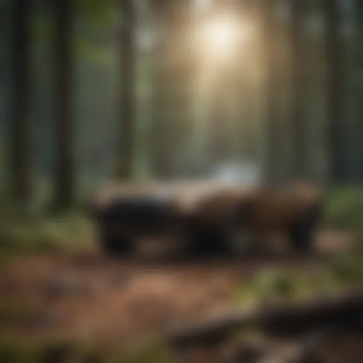 A lush forest highlighting sustainable timber sourcing practices
