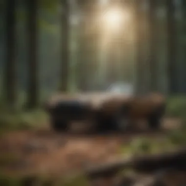 Sustainable Timber Sourcing in Forests A lush forest highlighting sustainable timber sourcing practices