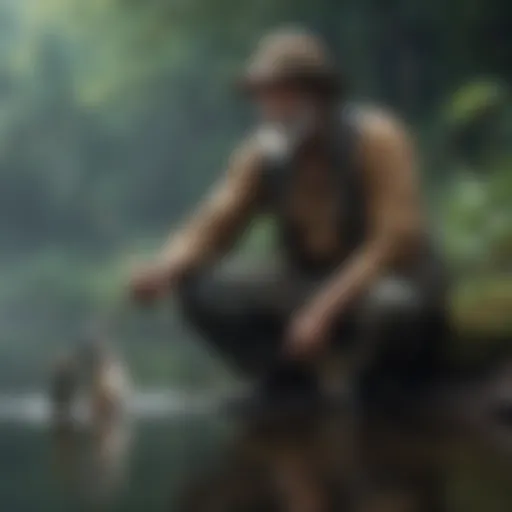 Traditional fishing methods showcasing cultural heritage