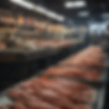 Economic Impact of the Fishing Industry A vibrant fish market representing economic significance