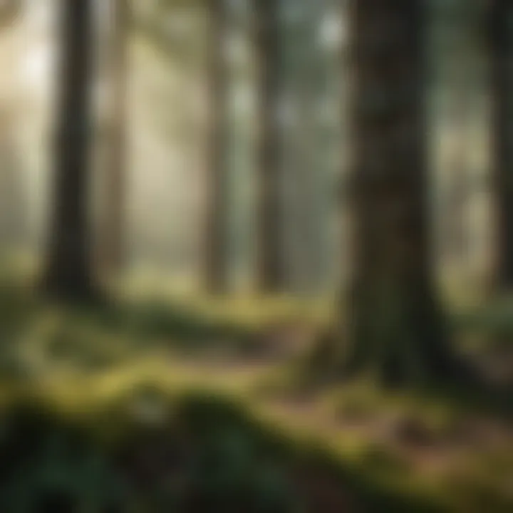 An infographic illustrating the ecological benefits of trees