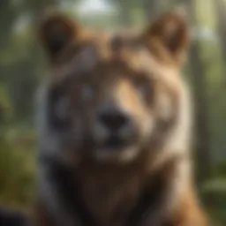 Symbolic representation of wildlife conservation