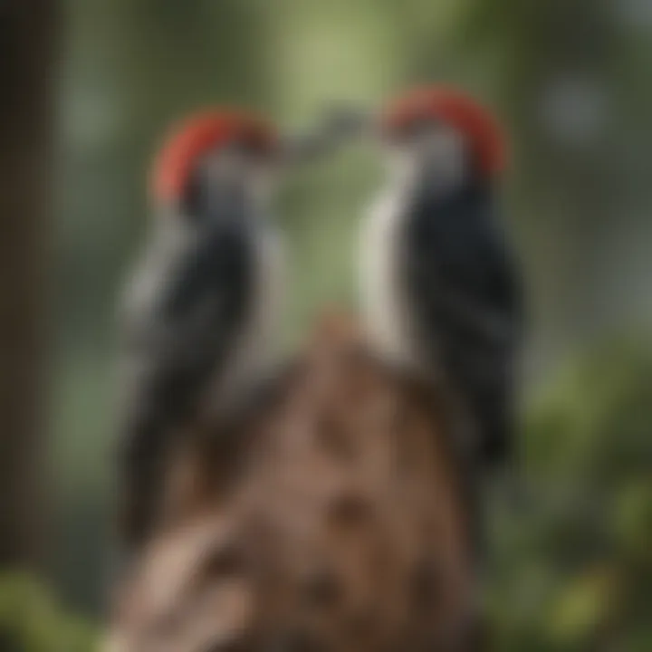 An array of woodpecker species found in North America