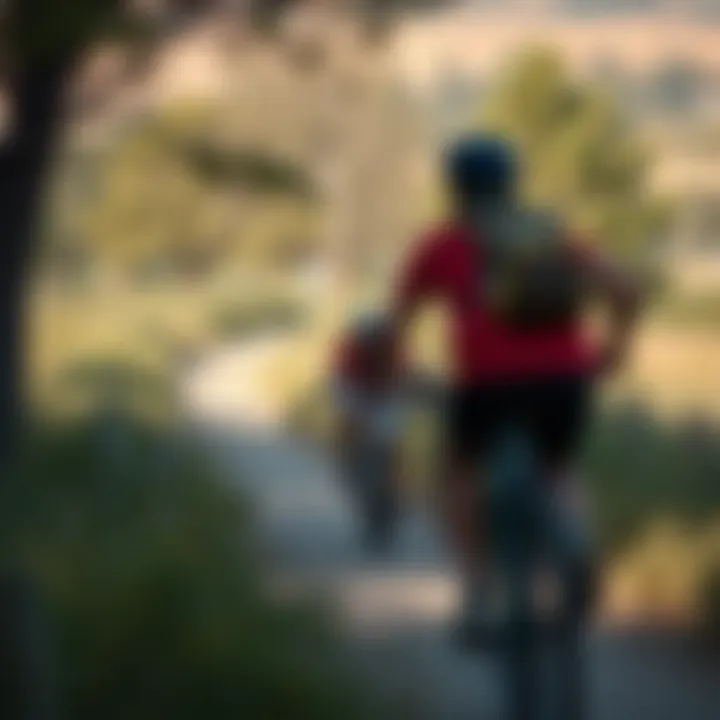 Biking Adventure in the Park Bikers enjoying the trail at Cherry Creek State Park