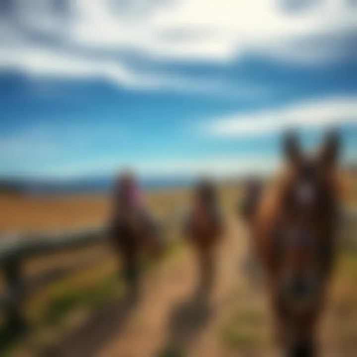 Equestrian Trail Experience Equestrian trail at Cherry Creek State Park with a stunning landscape