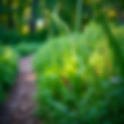 Scenic view of Cherry Creek State Park trail surrounded by lush greenery