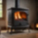 Historical wood burning stove showcasing traditional craftsmanship