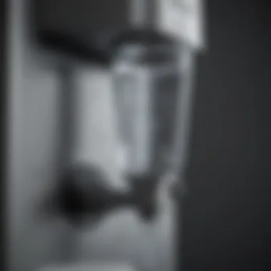 Close-up of a water dispenser providing fresh and clean water