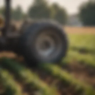 Field showcasing the effects of low-phosphorus fertilizers