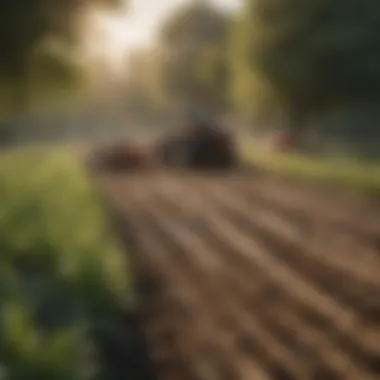 Sustainable Agriculture with Low-Phosphorus Options Diagram illustrating sustainable farming practices