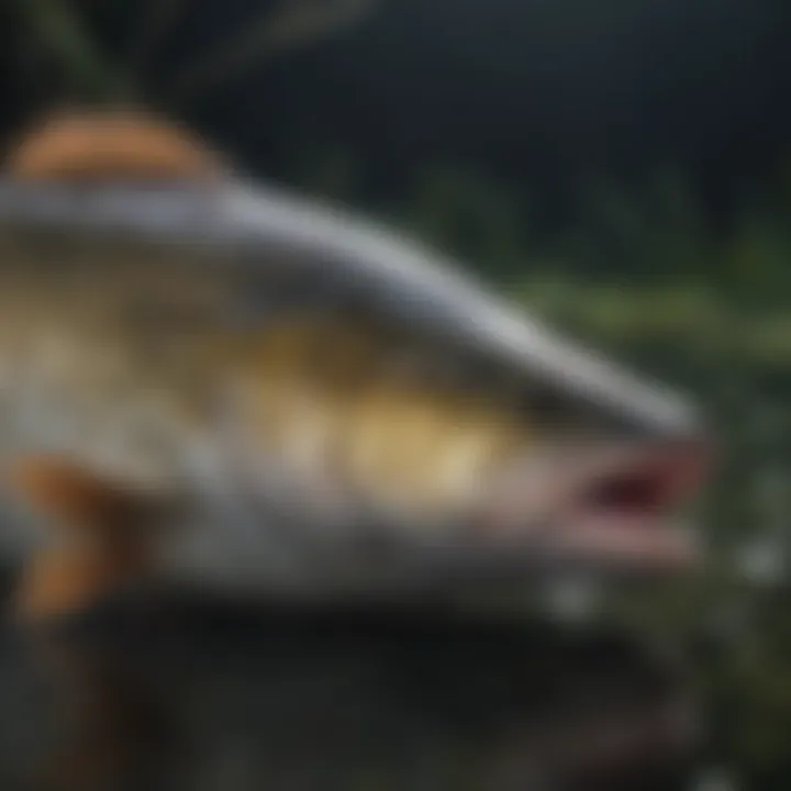 A close-up of a fishing permit with intricate designs