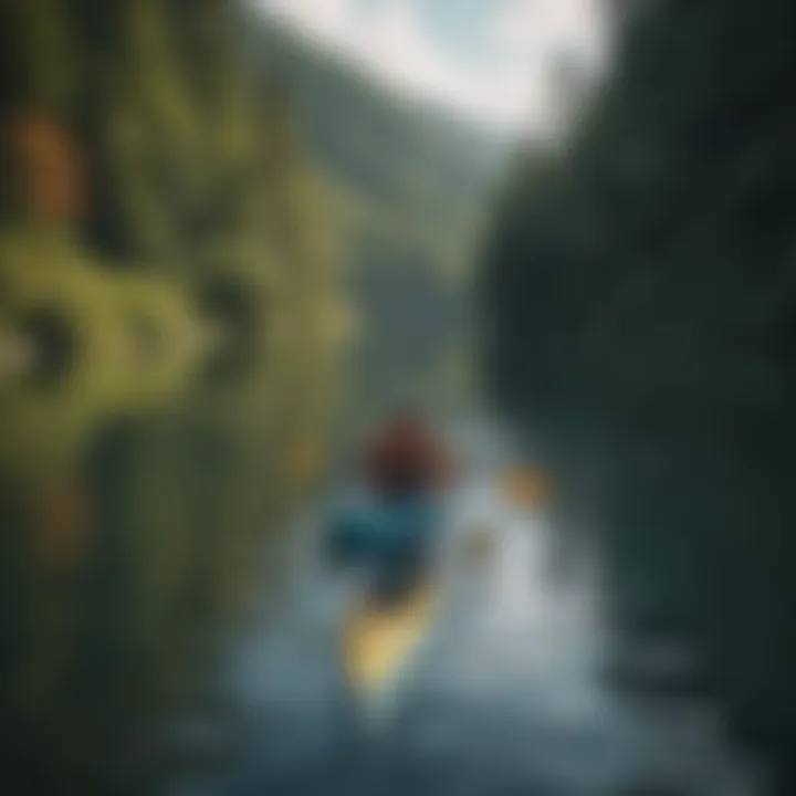 Kayaking adventure on Fulton Lake