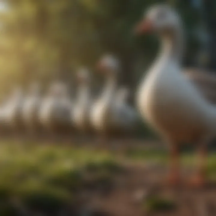 Geese management through sustainable practices