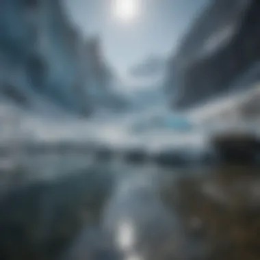 Glacier Melt: A Critical Ecosystem Impact Dramatic glacier melt impacting ecosystem