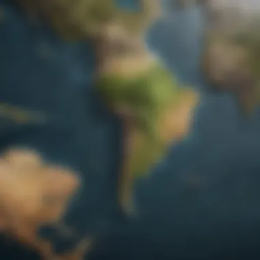 World Map Illustrating Conservation Initiatives Global Conservation Efforts Map