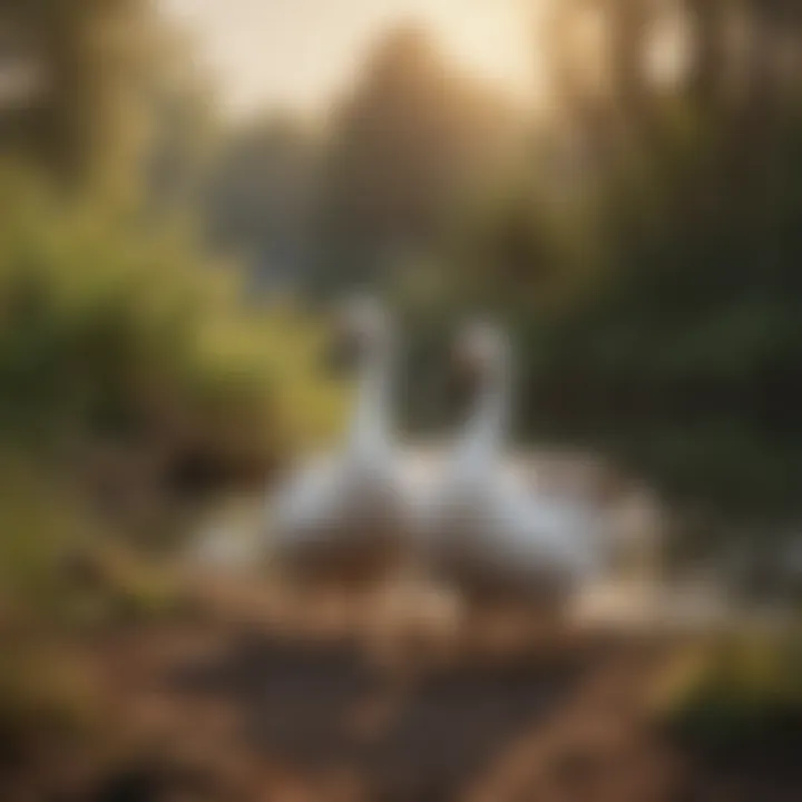 Habitat modification for geese control