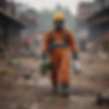 Diverse Techniques for Hazardous Waste Management Illustration of various hazardous waste disposal methods
