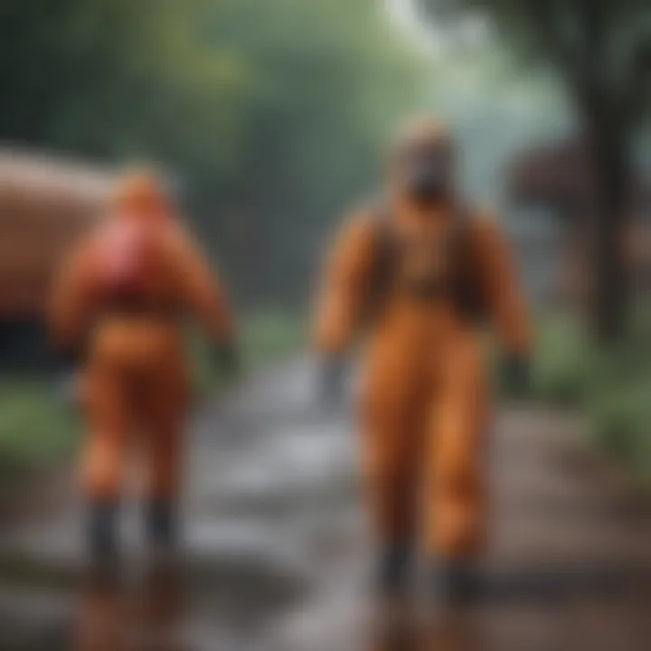A visual representation of the regulatory framework governing hazmat removal.