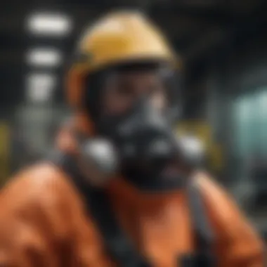 Safety gear and equipment used in hazardous material removal.
