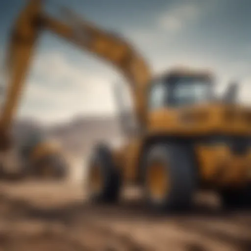 A skilled operator controlling heavy construction machinery on-site
