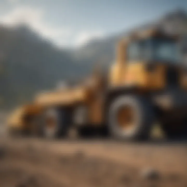 A safety training session for heavy machinery operators