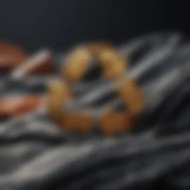 Recycling symbols on old garments