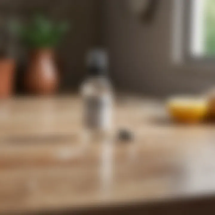 Natural repellents displayed on a countertop, emphasizing environmental safety.