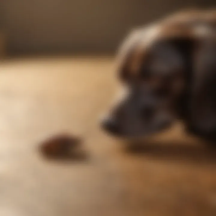 A pet being checked for ticks, underlining the importance of pet care.