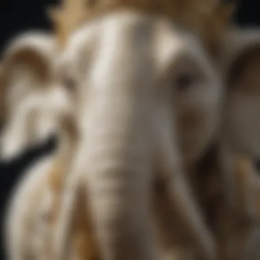 Cultural Ivory Artifact Cultural Ivory Artifact symbolizing heritage and artistry