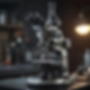 Lab Technician Microscope