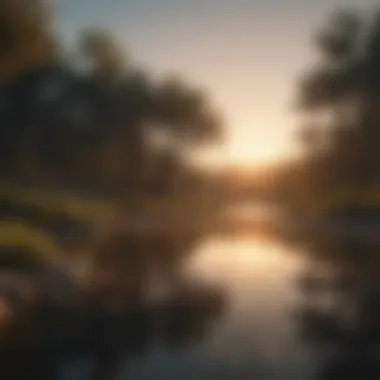 Nature's Role in Sustainability A serene landscape depicting nature's beauty, symbolizing environmental sustainability.