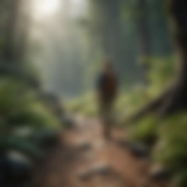 Hiking trails at Limeklin Campground amidst nature's beauty