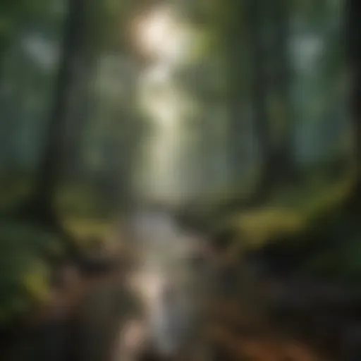 Lush Forest Canopy in ADK