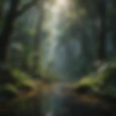 Vibrant Rainforest Ecosystem Lush Rainforest Habitat Teeming with Life