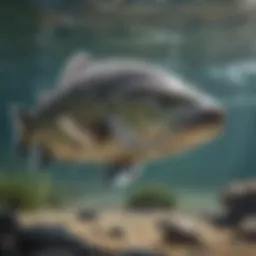 Majestic Chinook Fish in Pristine Waters