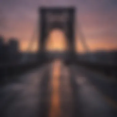 Majestic George Washington Bridge at Dusk