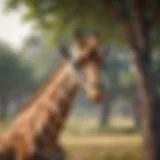 Majestic Giraffe in Savanna