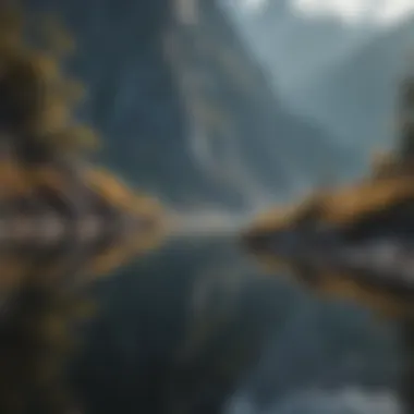 Majestic Mountain Reflection Majestic Mountain Reflection
