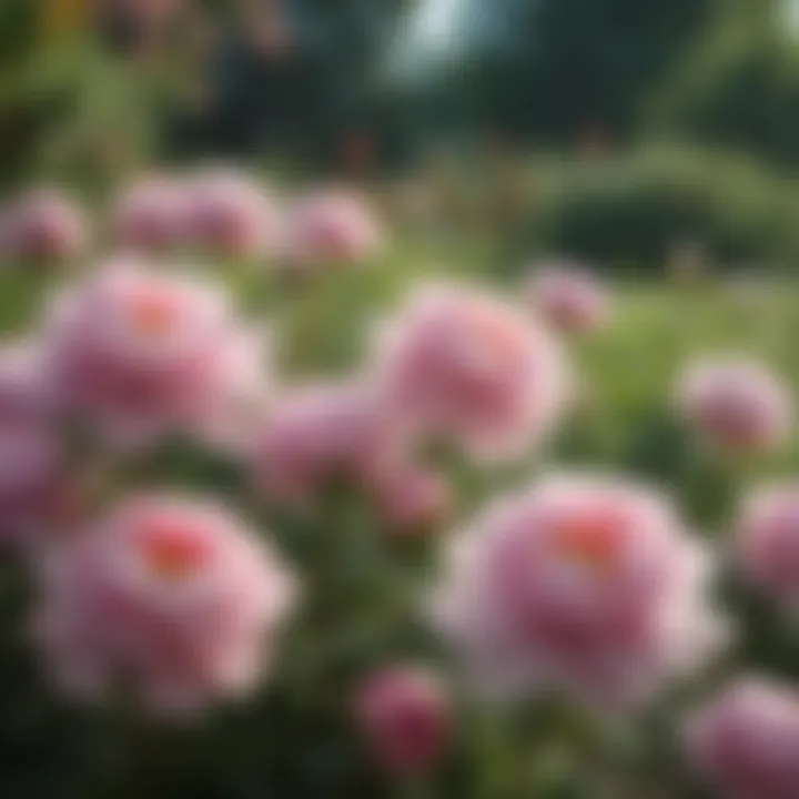 Majestic Peonies in a Garden Setting