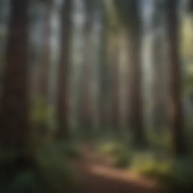 Majestic Redwood Forest Canopy