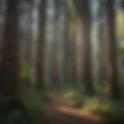 Majestic Redwood Forest Canopy