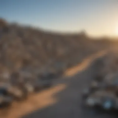 Metal Recycling Yard in Long Beach