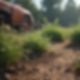 Natural Weed Killer in Action