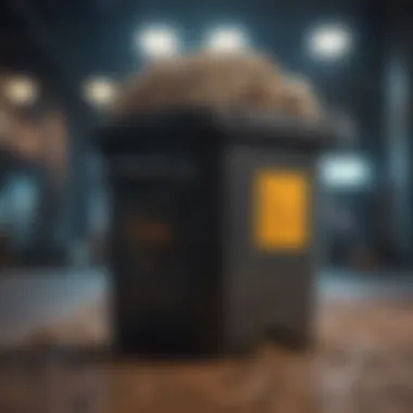 Needle bin disposal - Safety measures