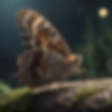 Nocturnal Grace Moth