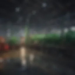 A vibrant recycling facility demonstrating oil recycling technology.