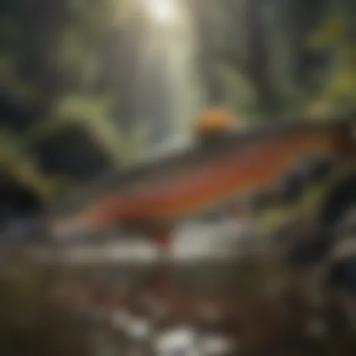 Majestic Trout in Natural Habitat