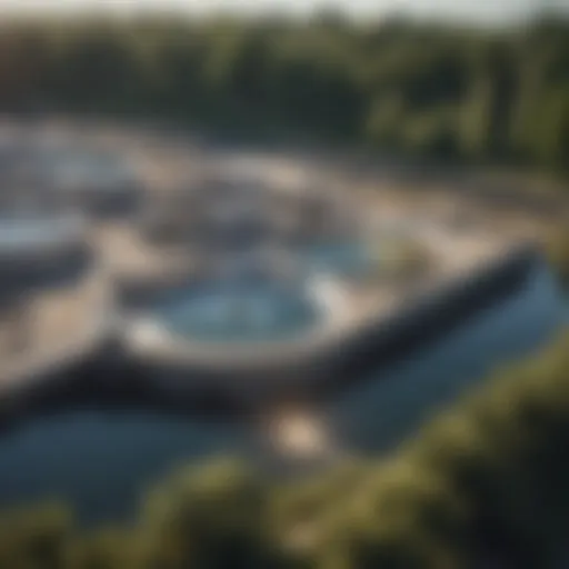 Innovative wastewater treatment plant